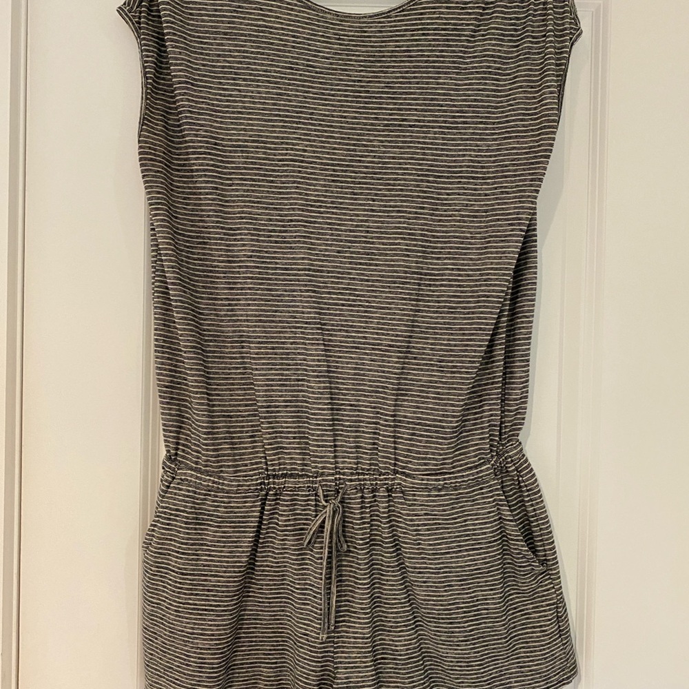 Prana Retrieve Romper Hemp Organic Cotton Stripes Lagenlook - Picture 6 of 6